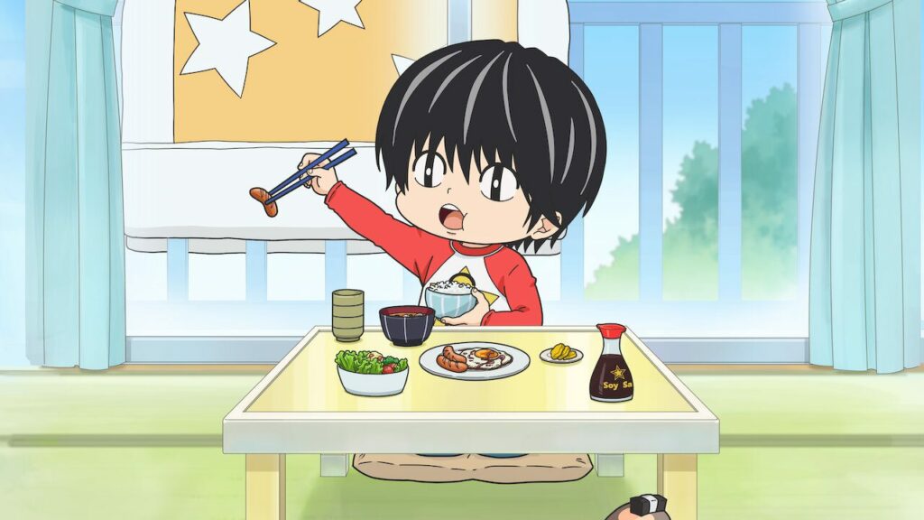 Extracto del anime Kotaro vive solo