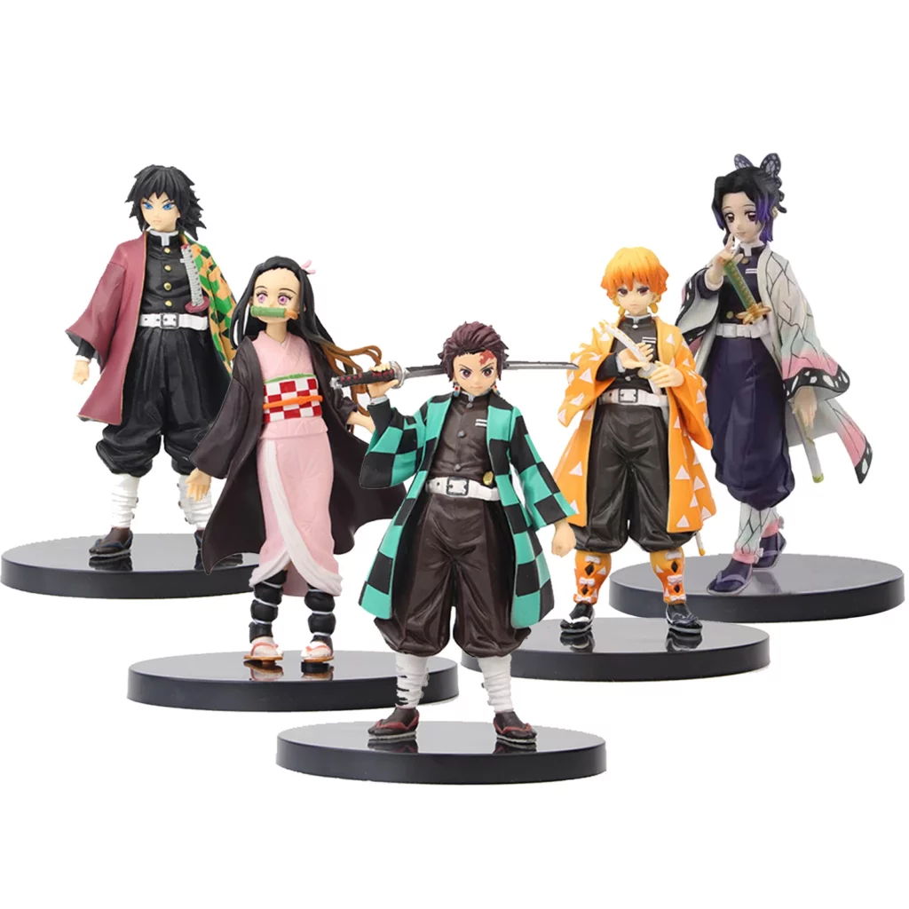 muñecos de kimetsu no yaiba