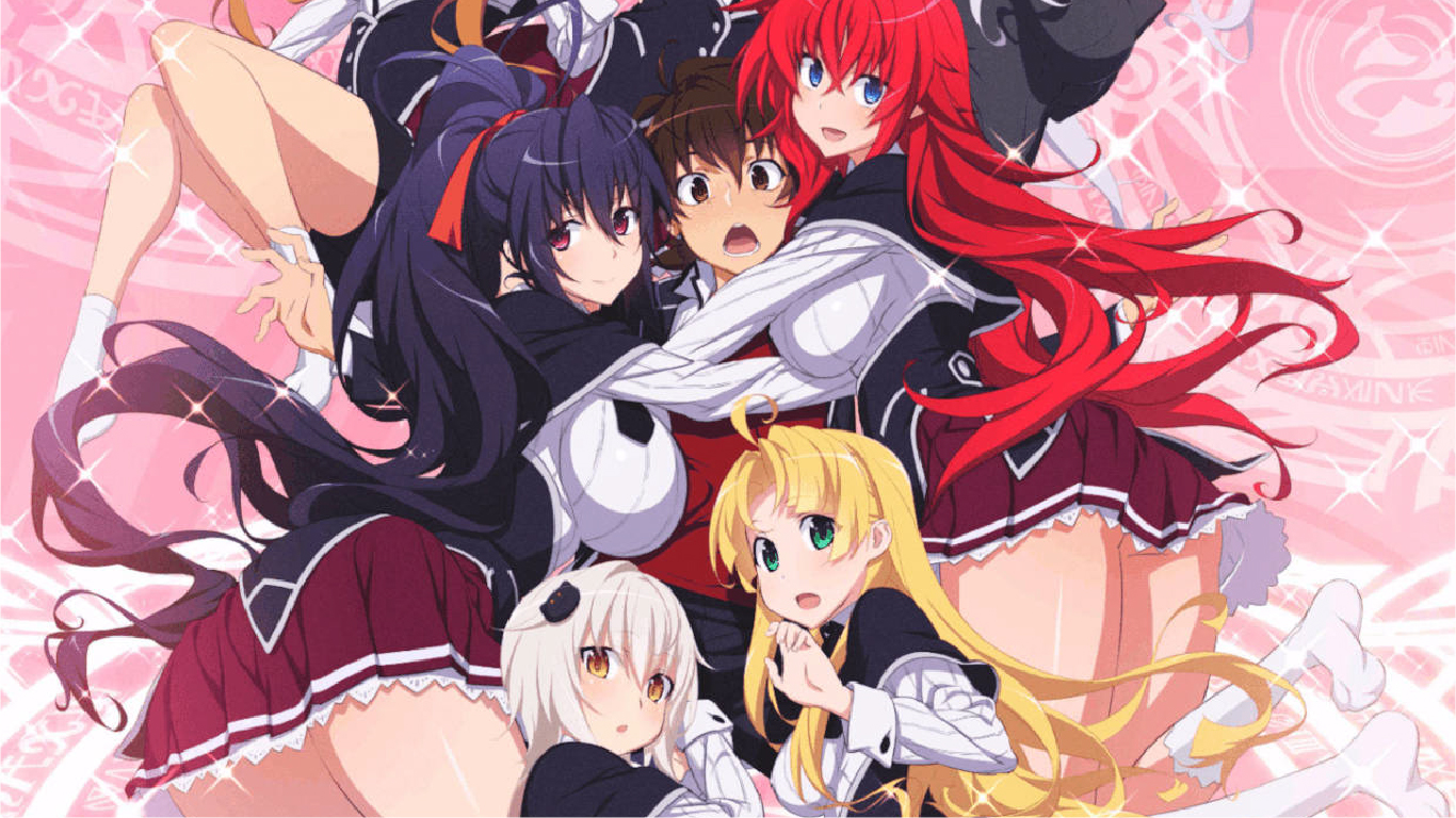 Tamaño de los pechos de las chicas de High School DxD